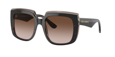 Dolce & Gabbana Dolce&gabbana Woman Sunglass Dg4414 In Gradient Brown