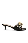 Stella Mccartney Falabella Chain-embellished 50mm Mules In Black