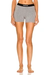 Tom Ford Boxer With Signed Logo In Grey Melange