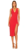 Katie May X Revolve Caliente Dress In Red