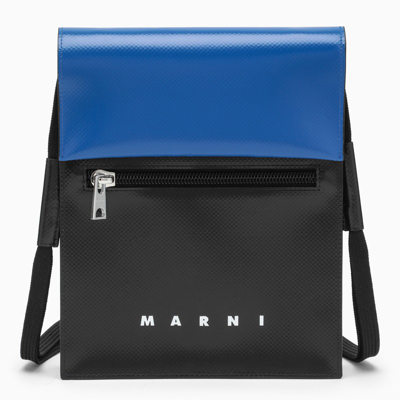 Marni Black And Royal Blue Tribeca Cross-body Bag