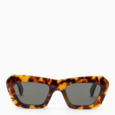 Retrosuperfuture Zenya Spotted Havana Sunglasses In Brown