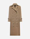 TOTÊME COTTON-BLEND DOUBLE-BREASTED TRENCH COAT