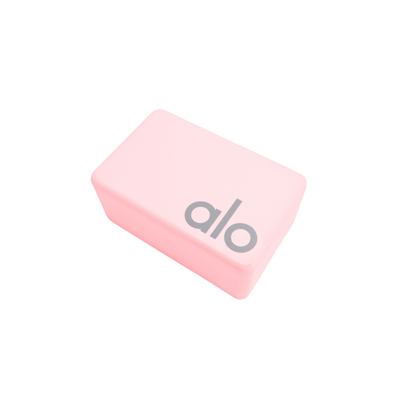 Alo Yoga Uplifting Yoga Block In Powder Pink