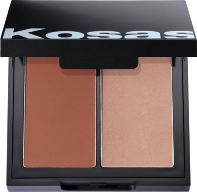 Kosas Color & Light: Crème Blush And Highlighter Duo In Tropic Equinox