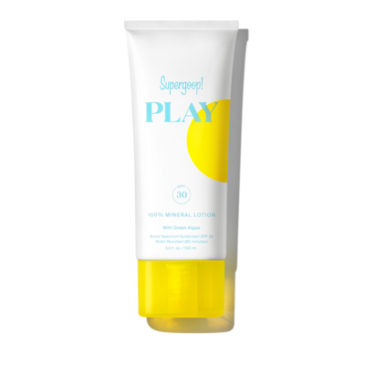 Supergoop Play 100% Mineral Lotion With Green Algae Spf 30 In 3.4 Fl oz | 100 ml