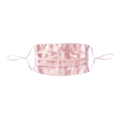 Slip Double-sided Silk Re-usable Face Covering In Pink