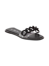 Ninety Union Women's Tampa Chain Link Vinyl Slides In Black