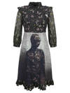 UNDERCOVER UNDERCOVER BUTTERFLY PRINT DRESS
