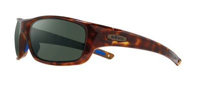 Revo Jasper Re 1111 02 Sg50 Wrap Polarized Sunglasses In Green