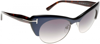 Tom Ford Lola W Ft0387 89w Cat Eye Sunglasses In Blue