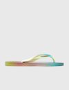Havaianas Slim Gradient Sunset Flip Flops In Multicolor