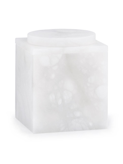 Labrazel Cosmos Alabaster Canister In White