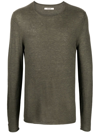 Zadig & Voltaire Thomas Cp Arrow Int Sweater Feather Cashmere Intar In Grün