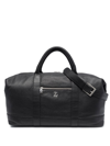Zadig & Voltaire Initiale Jamie Grained-leather Bag In Schwarz