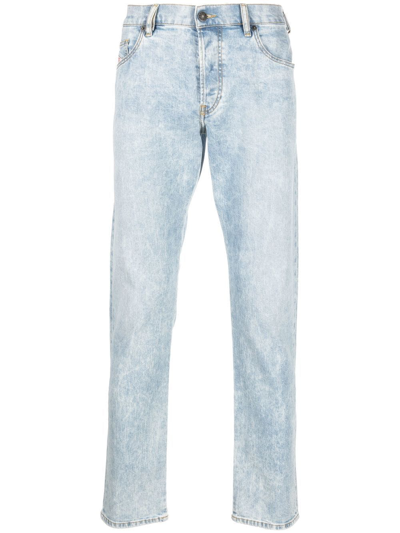 Diesel 2005 D-fining Tapered Jeans In Blue