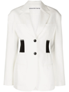 Alexander Wang Tailored Single-breasted Blazer In White