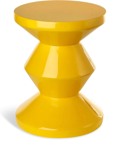 Polspotten Zig Zag Stool In Yellow