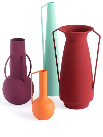 Polspotten Set Aus Vier Roman Vasen In Multicolour