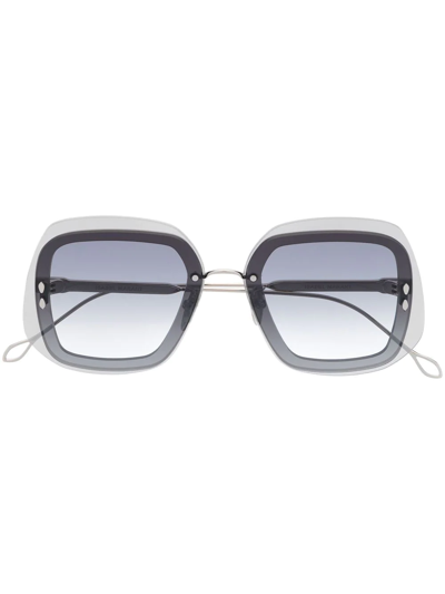 Isabel Marant Eyewear Oversized-frame Sunglasses In Silber