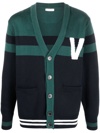 VALENTINO V-LOGO KNITTED CARDIGAN