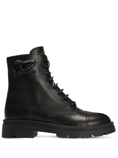 GIUSEPPE ZANOTTI HARLOCK ZALÌ COMBAT BOOTS