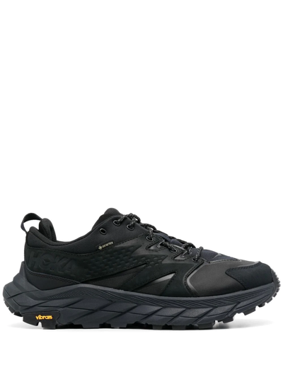 Hoka Panelled Low-top Sneakers In Black