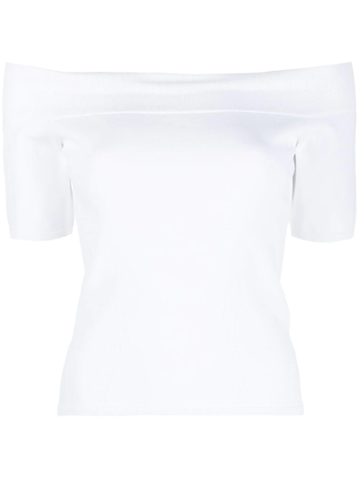 ALEXANDER MCQUEEN OFF-SHOULDER T-SHIRT