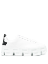 Versace Greca Labyrinth Low-top Sneakers In Weiss