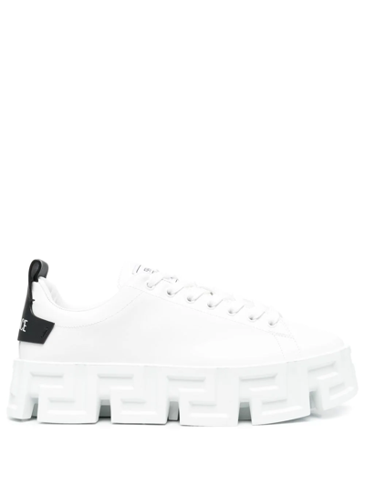 Versace Greca Labyrinth Trainers White