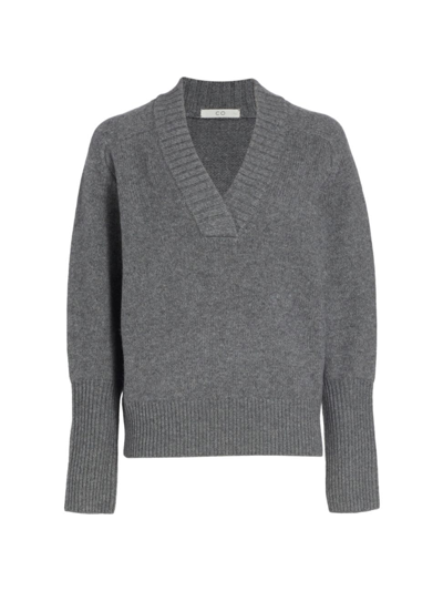 Co Wool And Cashmere-blend Sweater In Grey