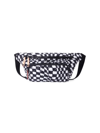 Mz Wallace Metro Quilted Nylon Sling Bag In Checkerboard/black