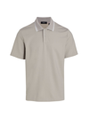 Theory Fowler Relay Polo Shirt In Opal White