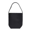 The Row Small Lux Grain Park Leather Tote Bag In Black Pld