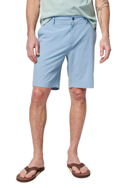 Faherty Belt Loop All Day Hybrid Shorts In Blue