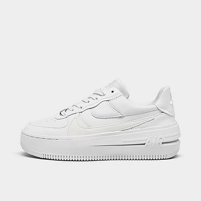 Nike Air Force 1 Plt. Af. Orm Sneakers In Triple White In White/summit White/white/white