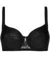 WACOAL LACE-DETAIL CLASP-FASTENING BRA