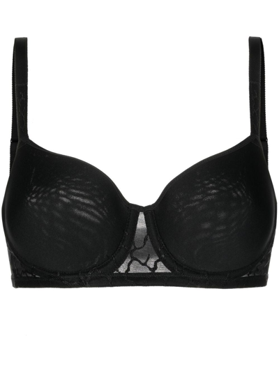 Wacoal Lace-detail Bra In Black