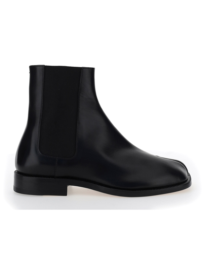 Maison Margiela Tabi Split Toe Ankle Boots In Black