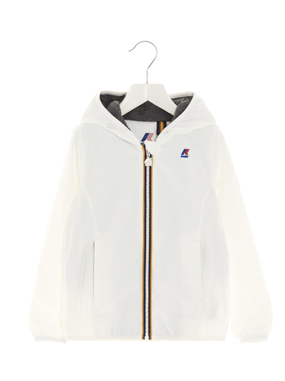 K-way Kids' Lily Hooded Jacket In White