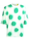 Moncler Genius All Over Print T-shirt In Green