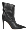Alexandre Vauthier Pointed Ankle Boots In Black