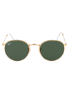 Ray Ban Icons 50mm Round Metal Sunglasses In 001 Arista