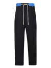 PALM ANGELS BELTED TRACK PANTS
