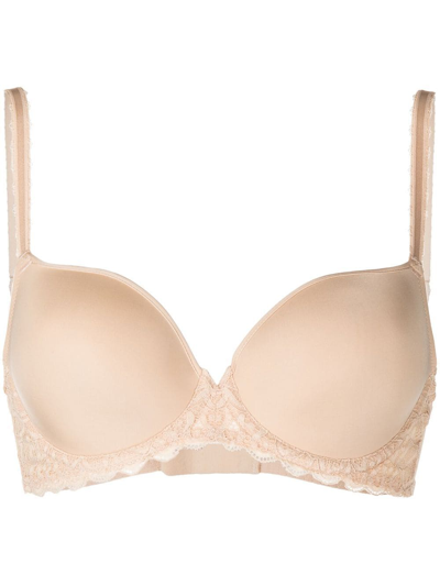 Wacoal Raffine Lace-detail Bra In Neutrals