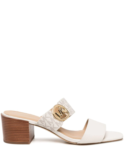 Michael Kors Summer Mid Sandal In Vanilla Color