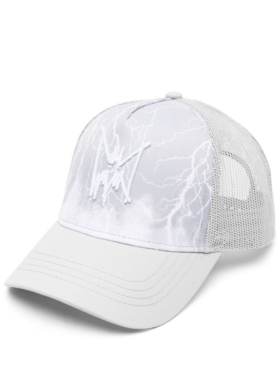 MJB MARC JACQUES BURTON EMBROIDERED TRUCKER HAT 