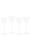 Ann Deumelemeester X Serax Grace Red Wine Glasses (set Of 4) In White