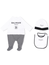 BALMAIN LOGO-PRINT BABYGROW