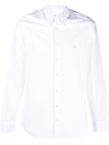 Etro Embroidered Logo Long-sleeve Shirt In White
